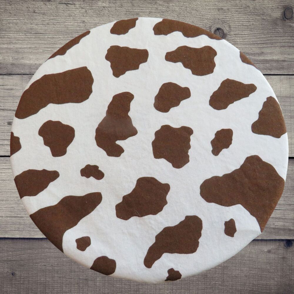 Kitchenaid Bowl Cover Reversible Cows and White and Brown Cow Print - Picture 4 of 7